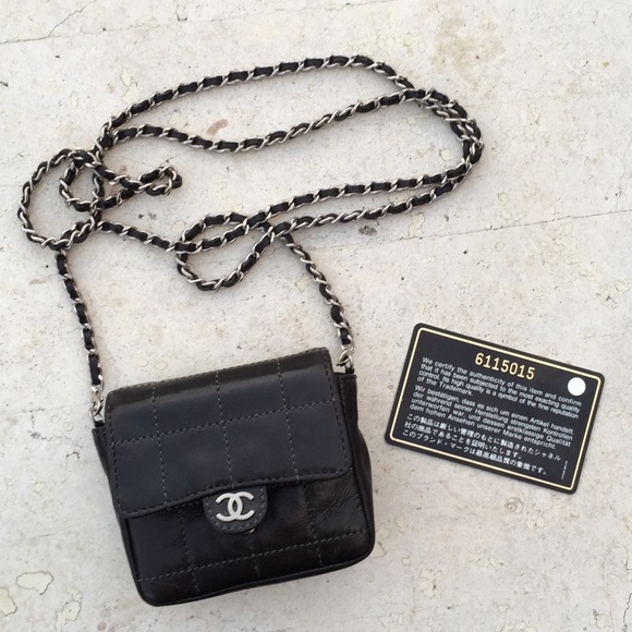 ❌SOLD❌ CHANEL micro fanny pack + flap bag black - Picture 7 of 8